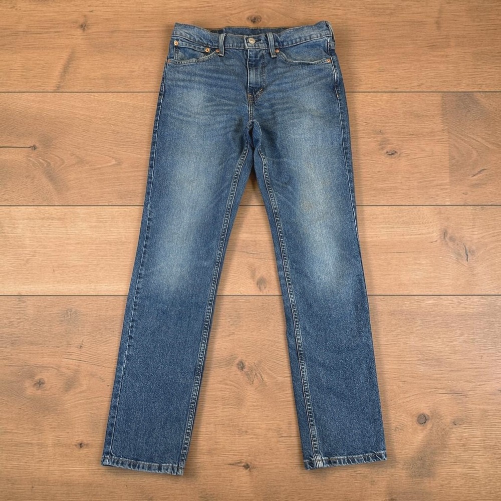 Levis 511 Jeans Mens 31x32 (30x30) Blue Medium Wash Denim Slim Fit Stretch